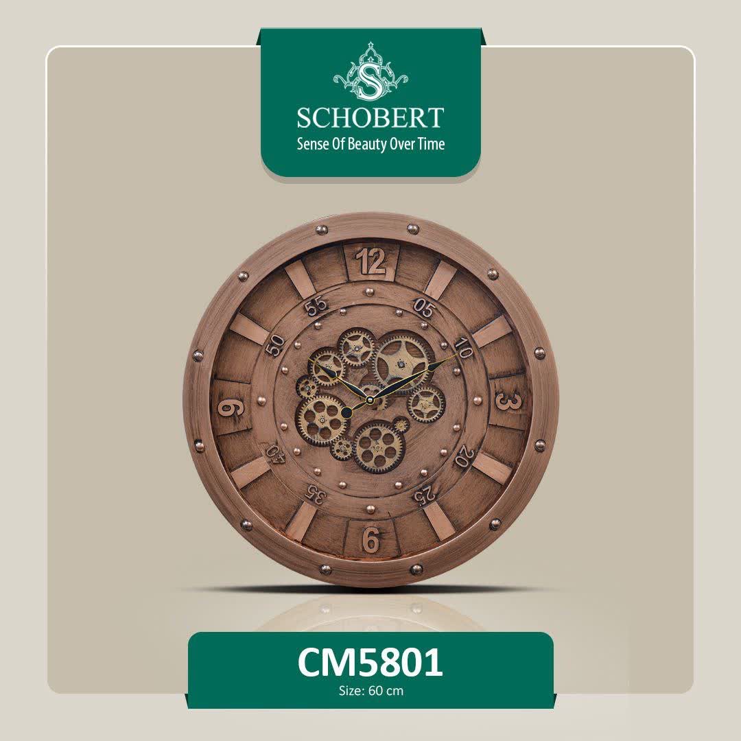 photo24285768809 ساعت دیواری مدل شوبرت قطر 60 | 5801 - Image 1