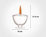 شکلات خوری پایه دار اکرولیک | برند لیمون - Image 2