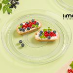 دیس گرد شیشه ای 33 سانتی | برند لیمون