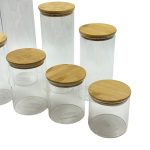 بانکه پیرکس درب چوبی دایره قطر 10 cm - Image 2