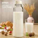 بطری روستیک بلند درب رنگی | لیمون