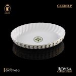 تابه سرو بیضی گلدکیش طرح رویسا | کد GK701145-2 - Image 3