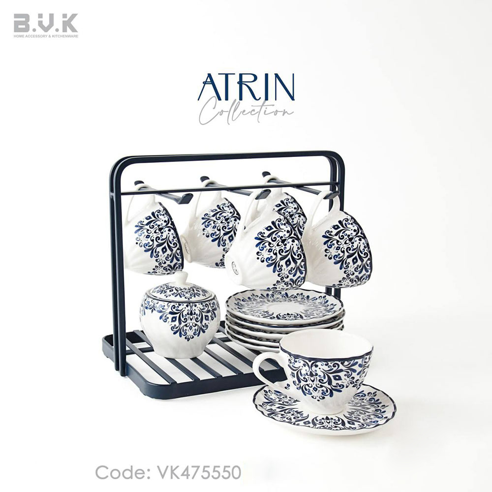 ست-فنجان ست فنجان و نعلبکی مدل آترین کد 475550 | برند BVK - Image 1